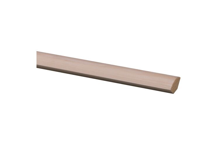 Kwartronde Lat Grenen Rond PEFC 22x22x2700mm