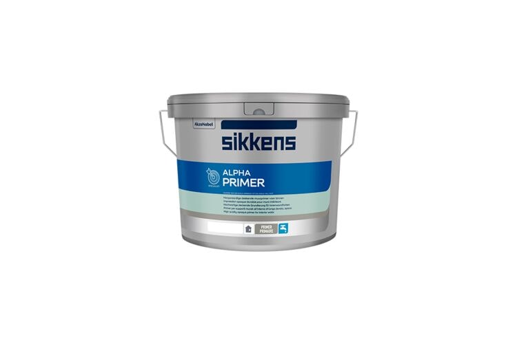 Sikkens Alpha Primer Primer Acryl Dekkend Mat Wit emmer W05 5ltr