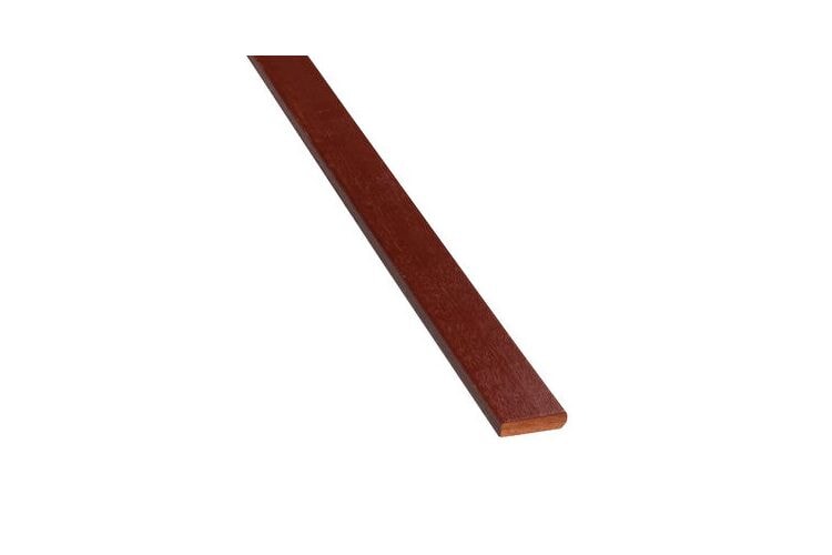 Plint PL1 Hardhout LVL Gelakt FSC 09x45x4900mm - Bruin