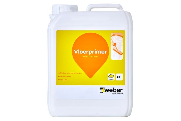 Weber prim vloer universele vloerprimer 2,5ltr