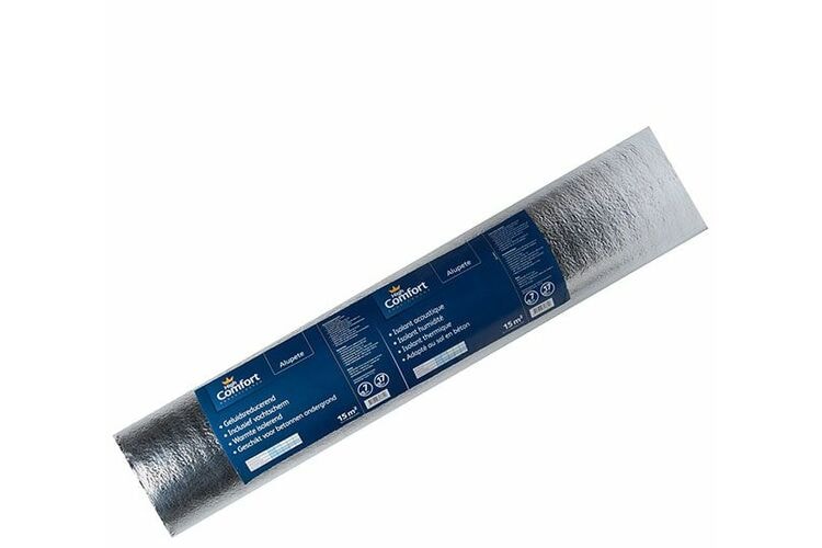High comfort ondervloer alupete 2mm rol 15m2