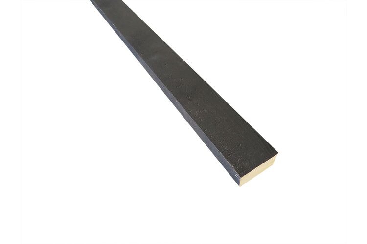 Achterlat OG2 Vuren Verduurzaamd Schuin FSC 32x50x4500mm - Zwart