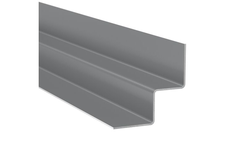 HardieTM Binnenhoekprofiel Grey Slate Alu 3000x20x20mm