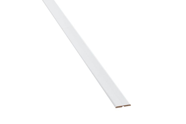 Agnes kniklijst 02TF stuc wit 4,3x51mm 260cm