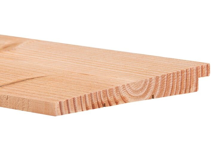 Douglas Zweeds Rabat Gedroogd Fijnbezaagd PEFC 70% 26x200x5000mm