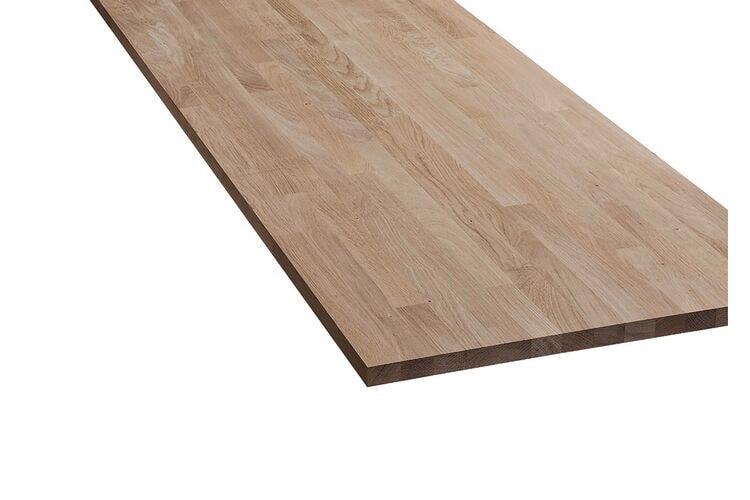 JNL Woodpanels Massief Verlijmd Paneel Eiken C/C Rustiek Geschuurd 3000x620x19mm