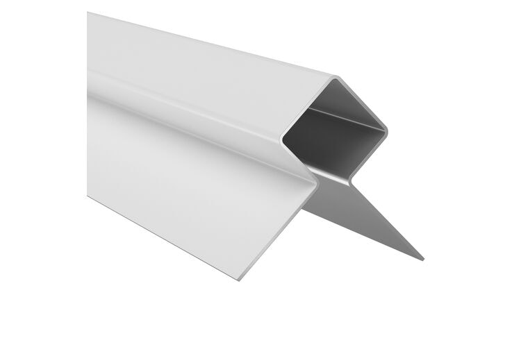 HardieTM Buitenhoekprofiel Arctic White Alu 3000x20x20mm