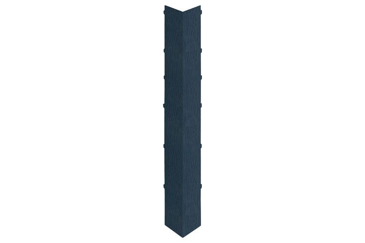 Keralit 2847 Dakrand Uitwendig Hoekstuk 350mm Staalblauw Classic Nerf