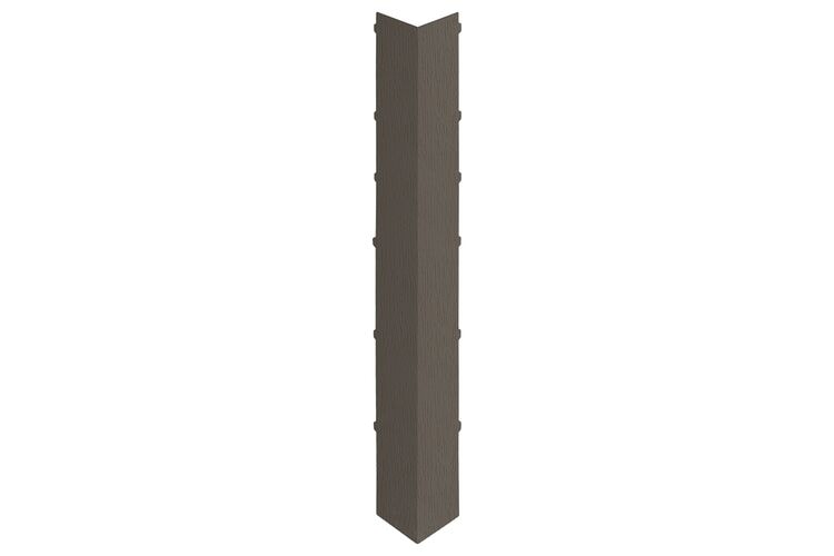 Keralit 2847 Dakrand Uitwendig Hoekstuk 350mm Kwartsgrijs Classic Nerf