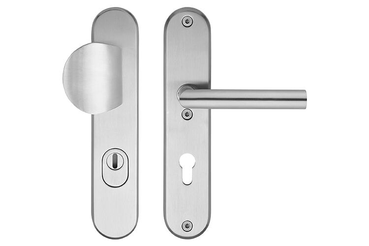SKANTRAE Hang En Sluitwerkpakket HSP41 Ovaal RVS R2 Sleutelbediend SKG3 2015/2115mm