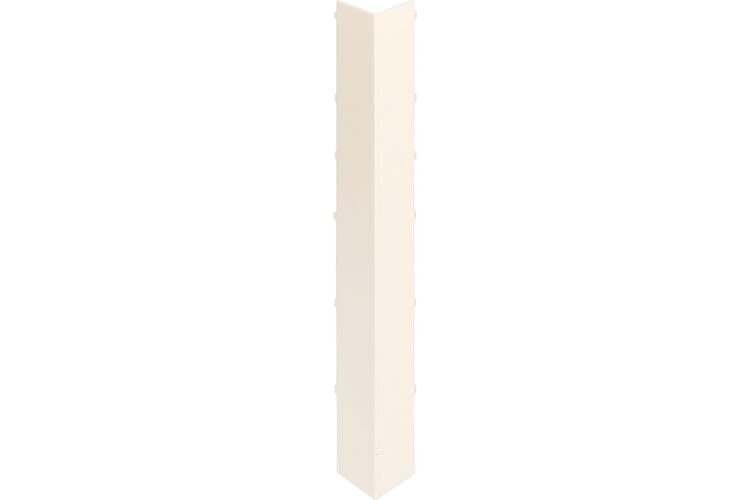 Keralit 2847 Dakrand Uitwendig Hoekstuk 350mm Creme Classic Nerf