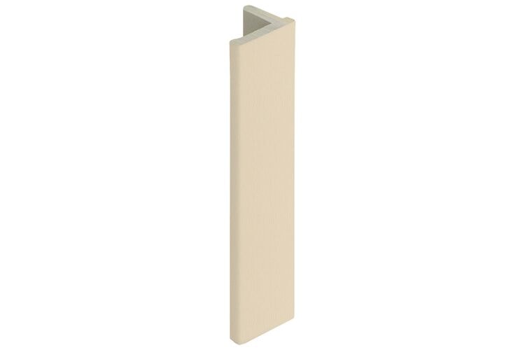 Keralit 2836 Eindprofiel 10mm Voor Dakrand Licht Ivoor Classic Nerf 4000mm