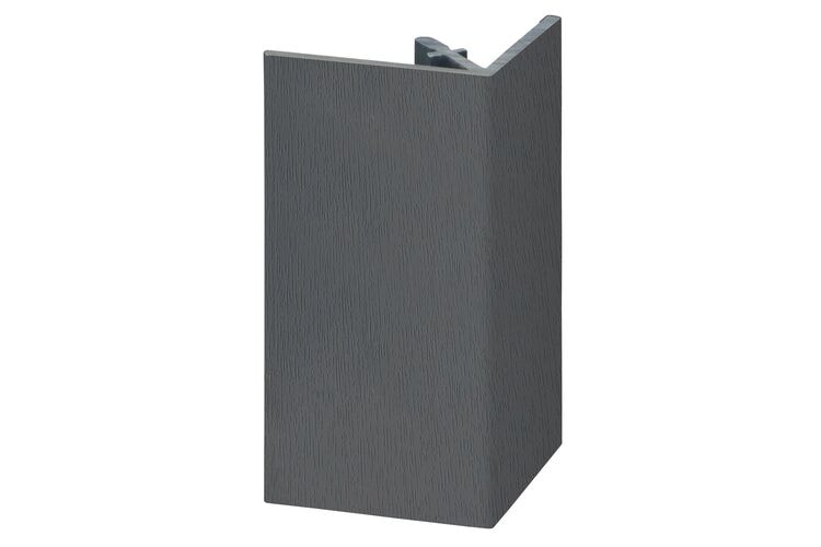 Keralit 2812 Uitwendig Rechthoekprofiel Antraciet Classic Nerf 46x46x4000mm