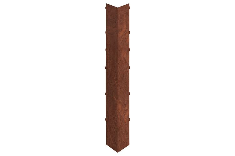 Keralit 2847 Dakrand Uitwendig Hoekstuk 350mm Golden Oak Classic Nerf