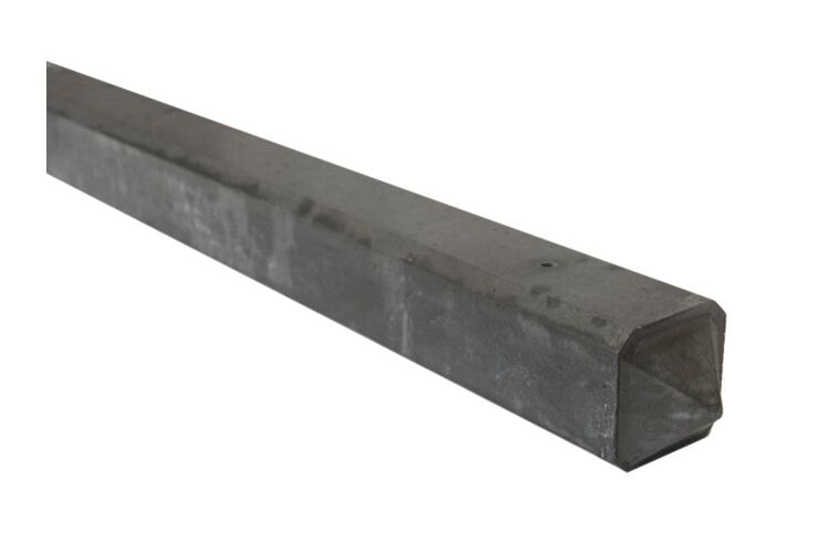 Betonnen Hoekpaal met Diamantkop 100x100x2750mm - Antraciet