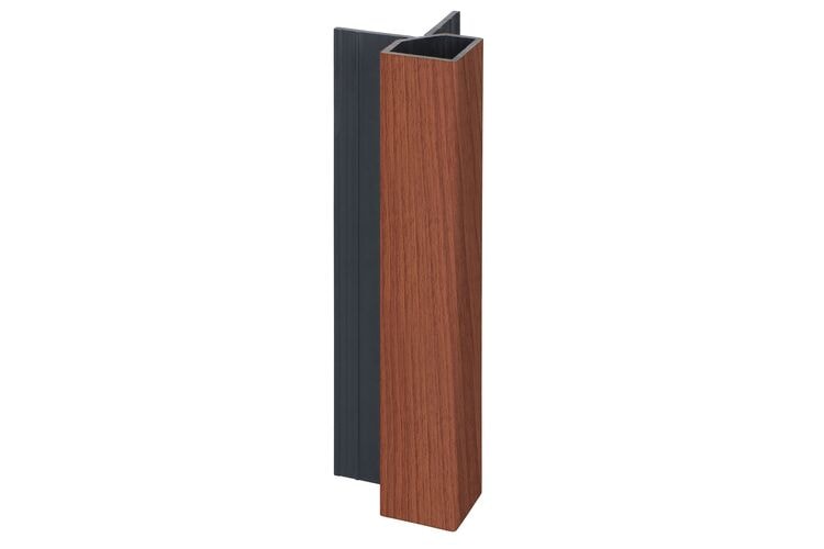 Keralit 2828 Uitwendig Hoekprofiel Cal.Redwood Classic Nerf 32x32x4000mm