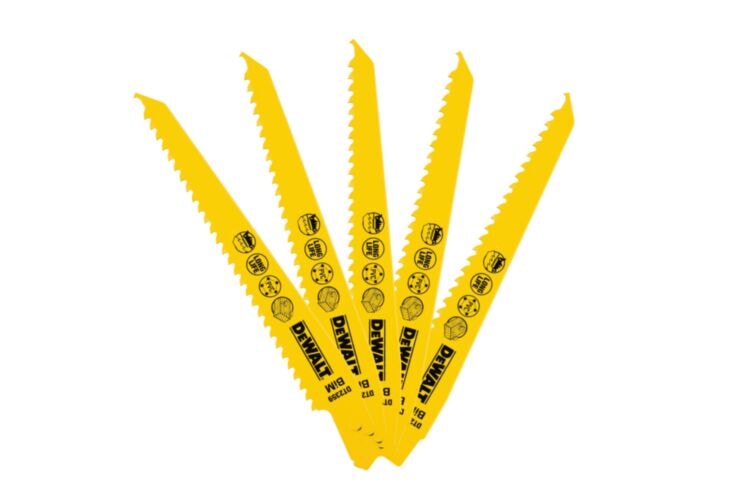 DeWALT reciprozaagblad DT2359-QZ tbv hout 152mm 5st