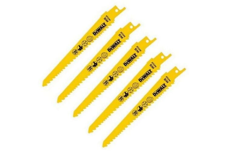 DeWALT reciprozaagblad DT2344-QZ tbv hout 152mm 5st