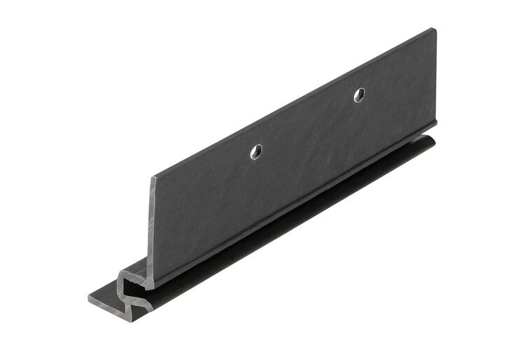 Keralit 2887 Dakrandmontageprofiel 10mm Zwart 6000mm