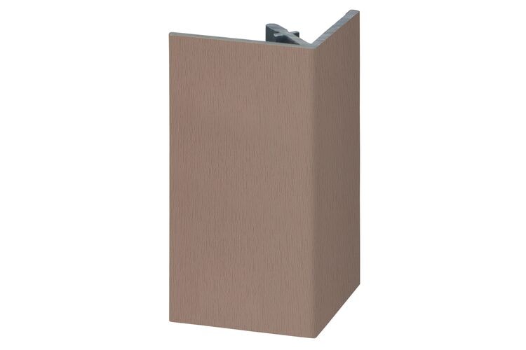 Keralit 2812 Uitwendig Rechthoekprofiel Bruingrijs Classic Nerf 46x46x4000mm