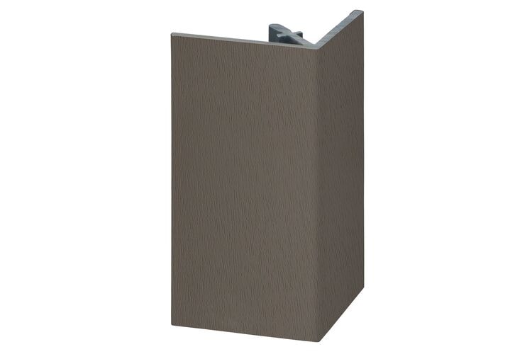 Keralit 2812 Uitwendig Rechthoekprofiel Kwartsgrijs Classic Nerf 46x46x4000mm