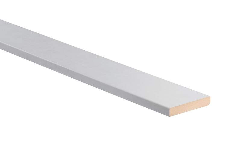 Plint PL1 MDF MR Gegrond FSC 18x120x4880mm - Wit