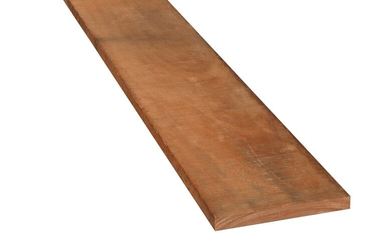 Plank Angelim Vermelho Hardhout AD Ruw 18x200x4500mm