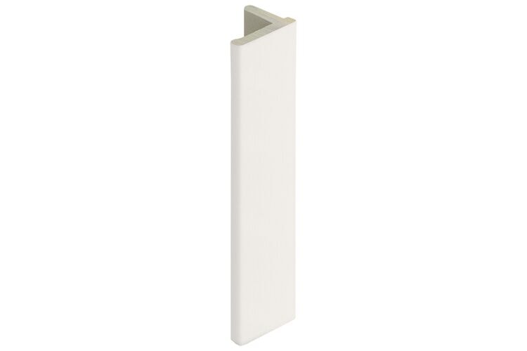 Keralit 2836 Eindprofiel 10mm Voor Dakrand Wit Classic Nerf 4000mm