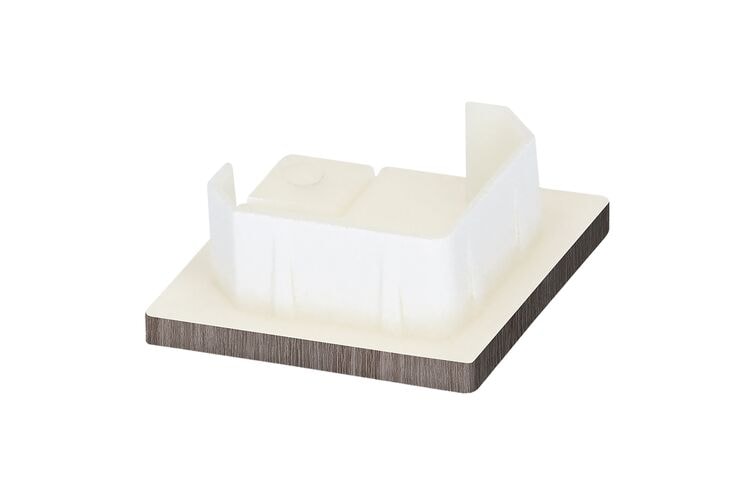 Keralit 2829 Eindkap Voor 2827/2828 Taupe Eiken Houtstructuur