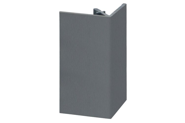 Keralit 2812 Uitwendig Rechthoekprofiel Basaltgrijs Classic Nerf 46x46x4000mm