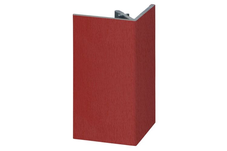 Keralit 2812 Uitwendig Rechthoekprofiel Rood Classic Nerf 46x46x4000mm