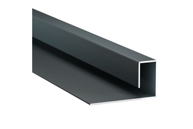 HardieTM Eindprofiel Midnight Black Alu 3000mm