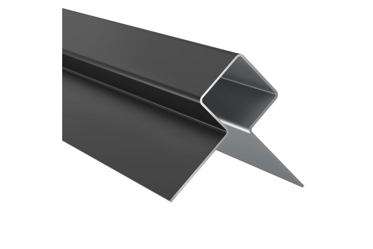HardieTM Buitenhoekprofiel Midnight Black Alu 3000x20x20mm