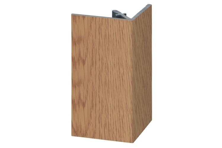 Keralit 2812 Uitwendig Rechthoekprofiel Eik 3118076 Classic Nerf 46x46x4000mm