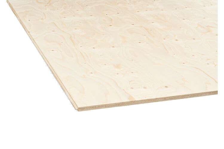 Pellos Fins vuren underlayment II/III TG2 FSC 2440x1220x18mm