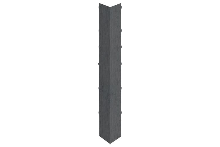 Keralit 2847 Dakrand Uitwendig Hoekstuk 350mm Antraciet Classic Nerf