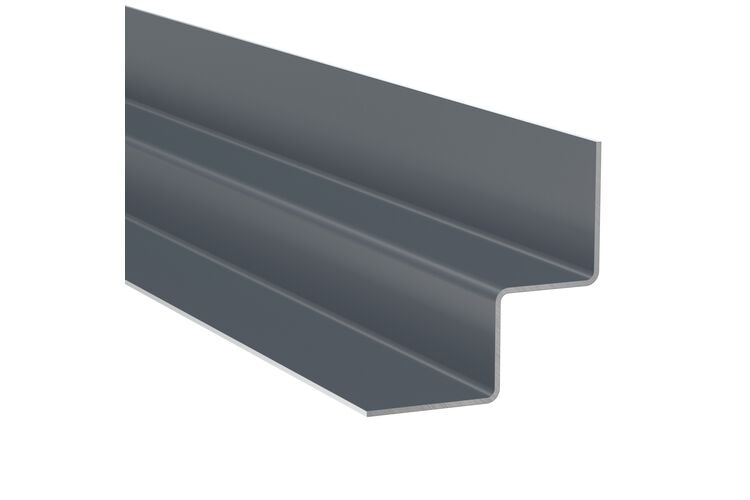 HardieTM Binnenhoekprofiel Anthracite Grey Alu 3000x20x20mm