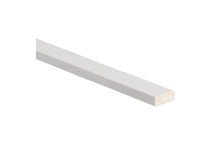 Q-PINE Lat Grenenhout B Geschaafd en Gevingerlast FSC 7x18x2700mm - Wit