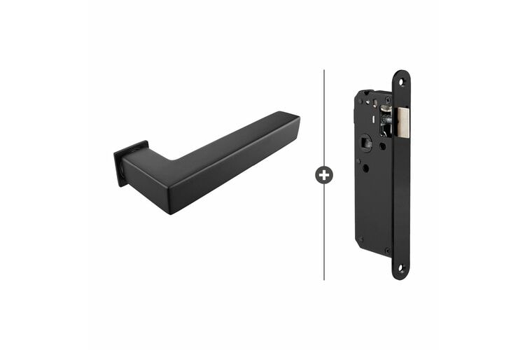 SKANTRAE Hang- en Sluitwerkpakket HSP806 Loopslot Akron Zwart T.B.V. SSL Series