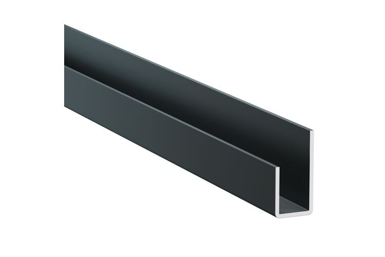 HardieTM Aansluitprofiel Anthracite Grey Alu 3000mm