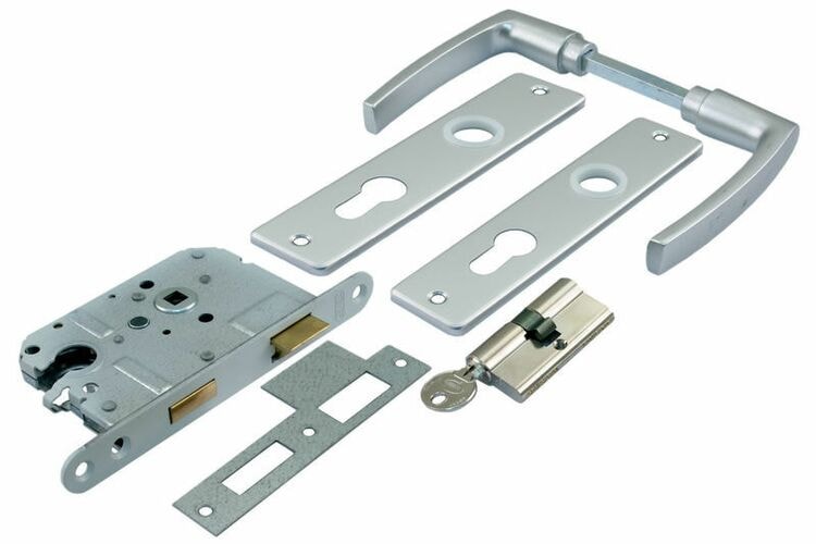 NEMEF Cilinder Insteekslot Type 1269/4 Met Beslag Doornmaat 50mm