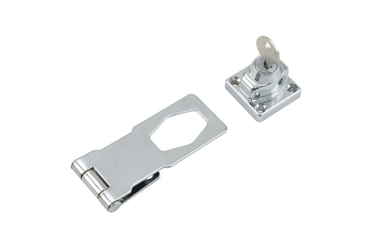 STARX Kistoverval Met Cilinder Verchroomd 100x40mm