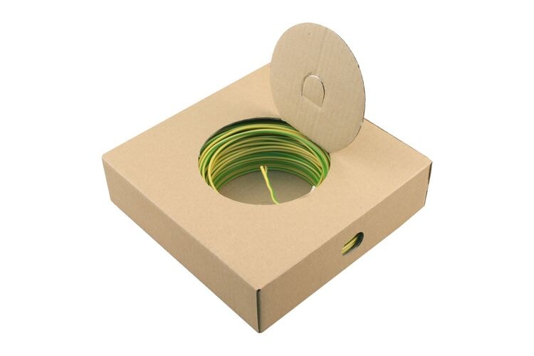 Installatiedraad Geel/Groen 2,5mm 100m
