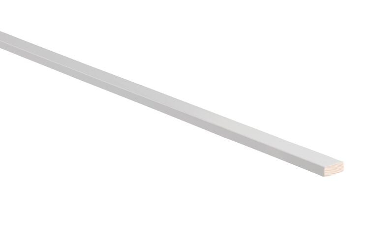 Q-PINE Lat Grenenhout B Geschaafd en Gevingerlast FSC 9x21x2700mm - Wit